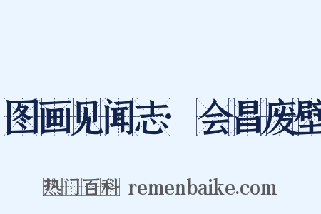 图画见闻志·会昌废壁是什么意思的图片